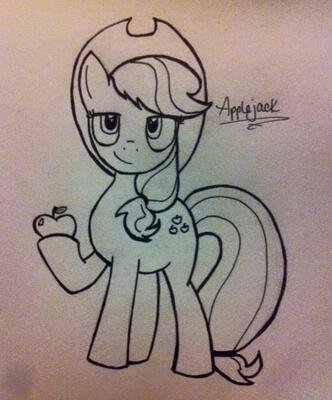 Applejack inked