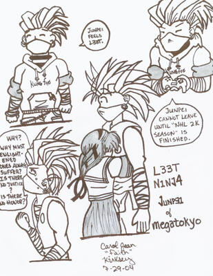 Megatokyo's Junpei inked
